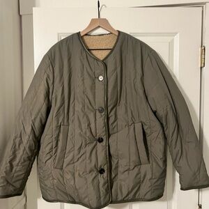 Olive Quilted Women's Jacket